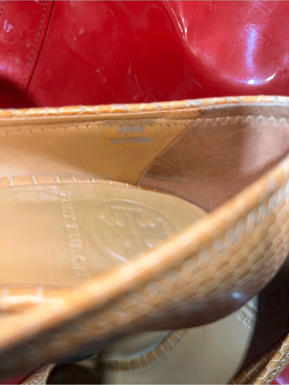 Tory Burch tan leather
